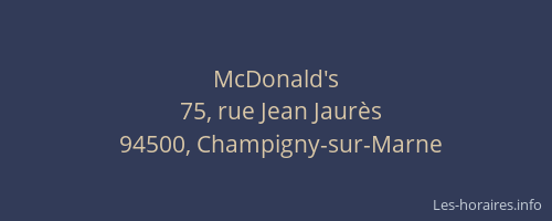 McDonald's