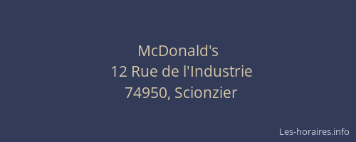 McDonald's