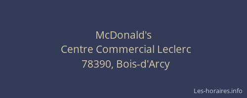 McDonald's