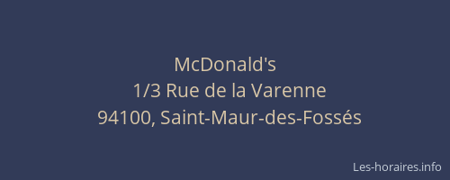 McDonald's
