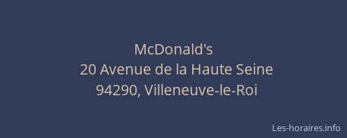 McDonald's