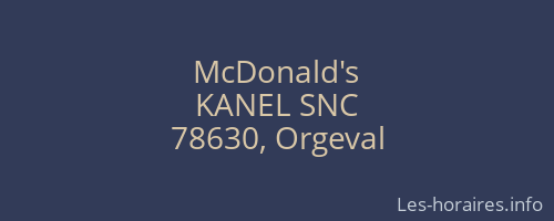 McDonald's