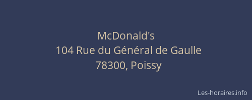 McDonald's