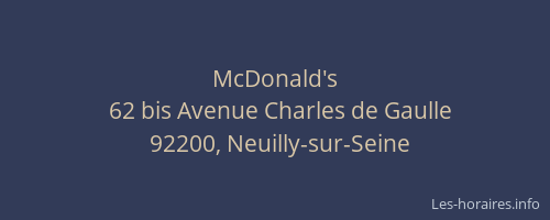 McDonald's