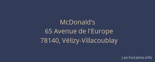 McDonald's