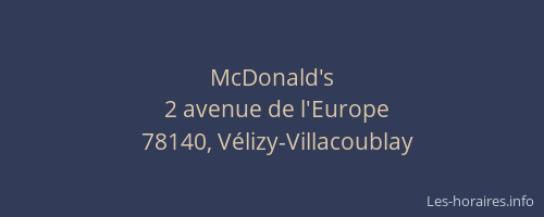McDonald's