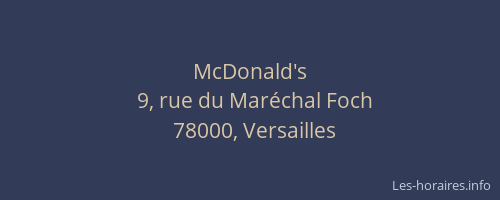 McDonald's
