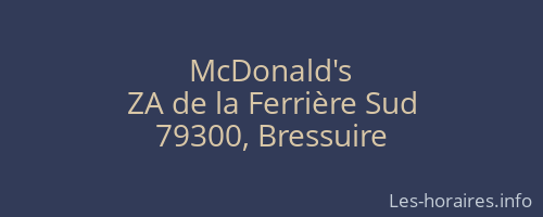 McDonald's