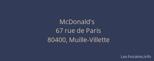 McDonald's