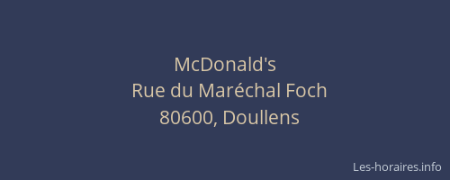 McDonald's
