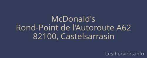 McDonald's