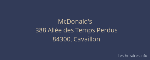 McDonald's