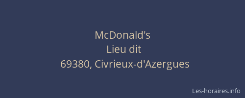 McDonald's