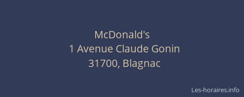 McDonald's