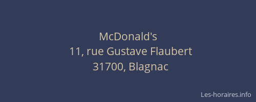 McDonald's