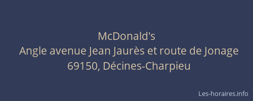 McDonald's