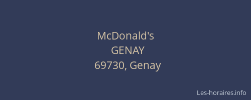McDonald's