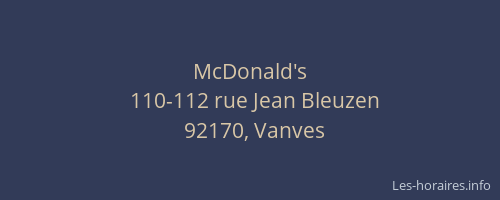McDonald's