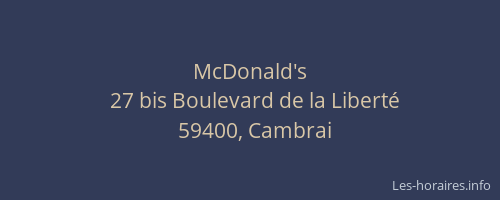 McDonald's