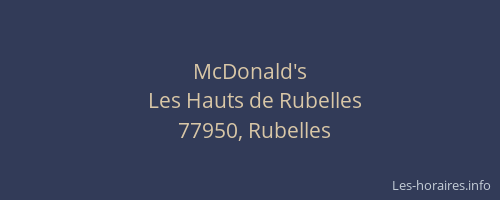 McDonald's