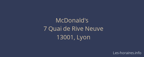 McDonald's