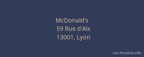 McDonald's