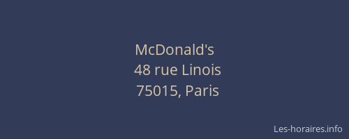McDonald's