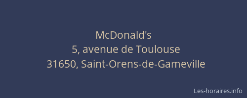 McDonald's