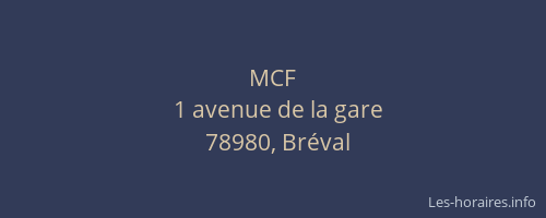 MCF