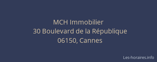 MCH Immobilier