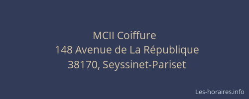 MCII Coiffure