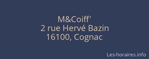 M&Coiff'