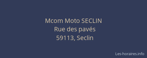 Mcom Moto SECLIN