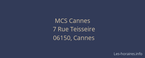 MCS Cannes