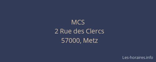 MCS