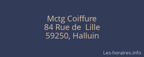Mctg Coiffure