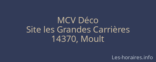 MCV Déco