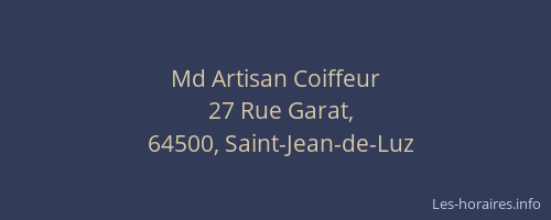 Md Artisan Coiffeur