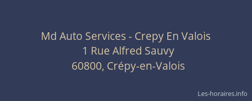 Md Auto Services - Crepy En Valois