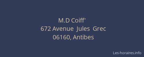 M.D Coiff'