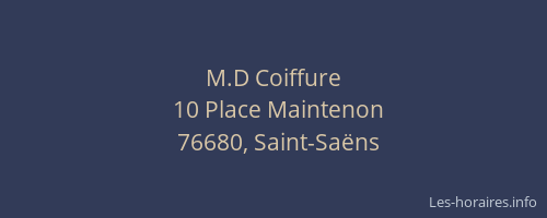 M.D Coiffure