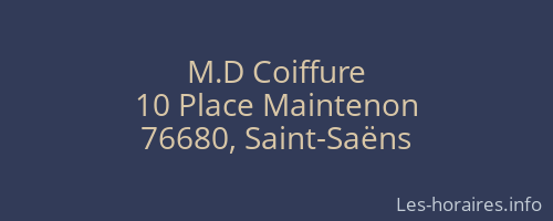 M.D Coiffure