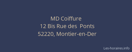 MD Coiffure