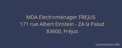 MDA Electroménager FREJUS