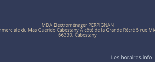 MDA Electroménager PERPIGNAN