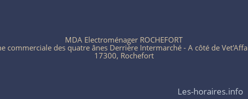 MDA Electroménager ROCHEFORT