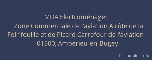 MDA Electroménager
