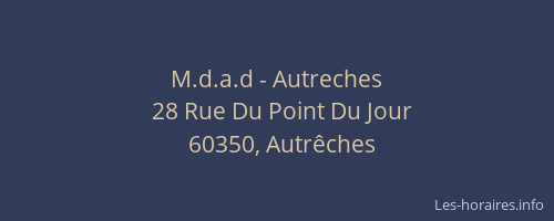 M.d.a.d - Autreches