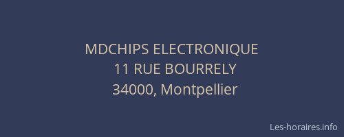 MDCHIPS ELECTRONIQUE