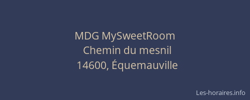 MDG MySweetRoom